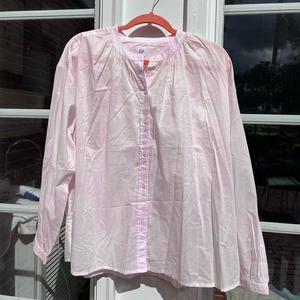GAP Cotton Tie Dye Tunic Blouse
